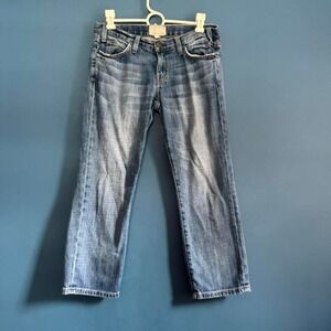 Current Elliott The Matchstick Jeans Women's Size‎ 27 Bayberry Low Rise Denim